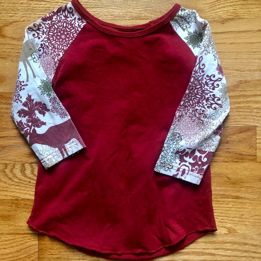 Sew Sassy Holiday Shirt Size 2